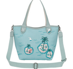 Vendula London Sands Reversable Tote and Pouch