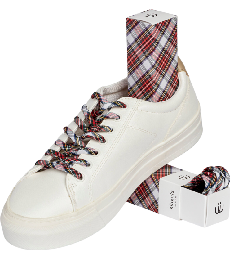 Sliwils Shoelaces Tartan 120cm