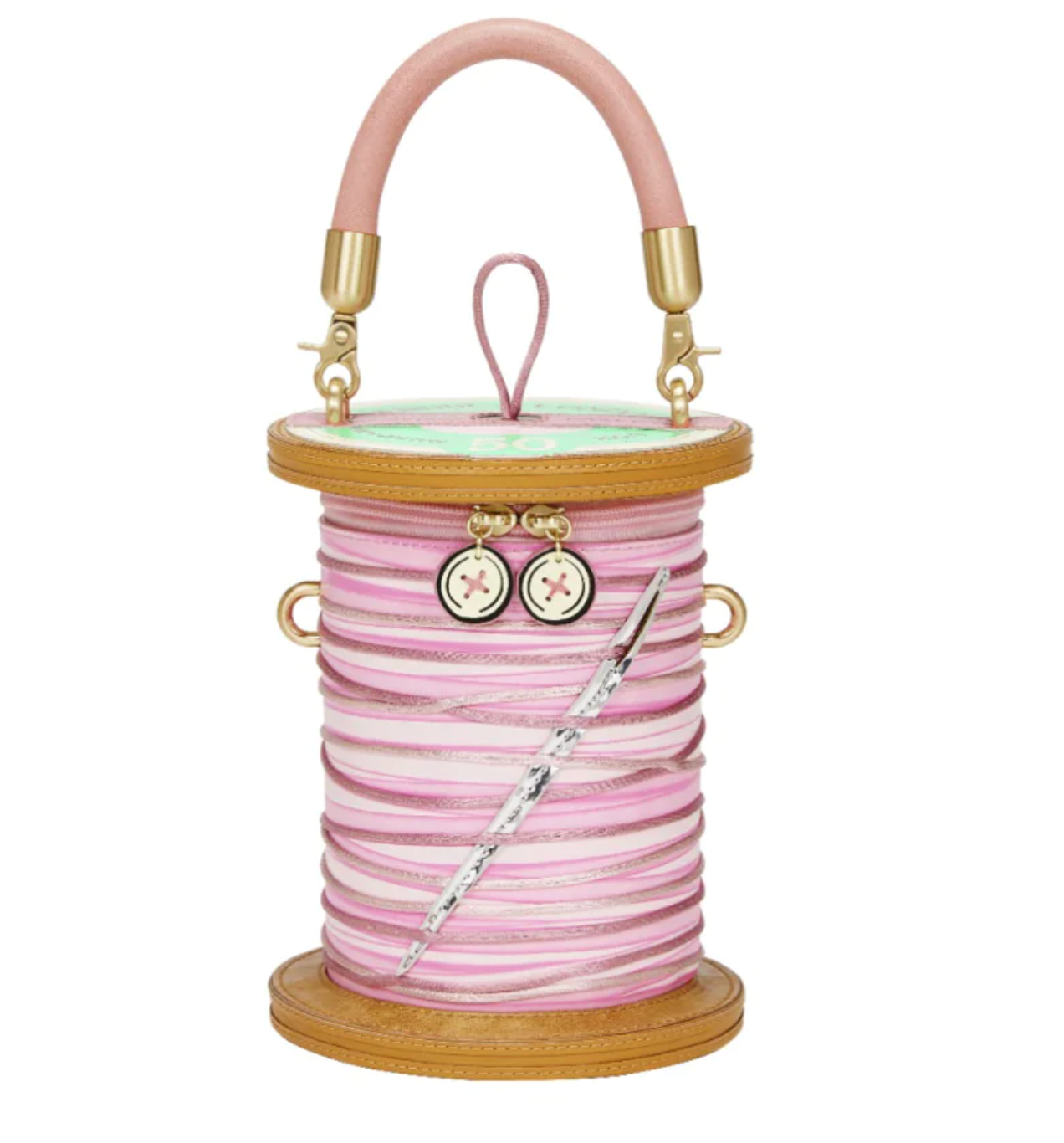 Vendula London Vendula Sewing Shop Cotton Reel Bag - Raspberry Edition