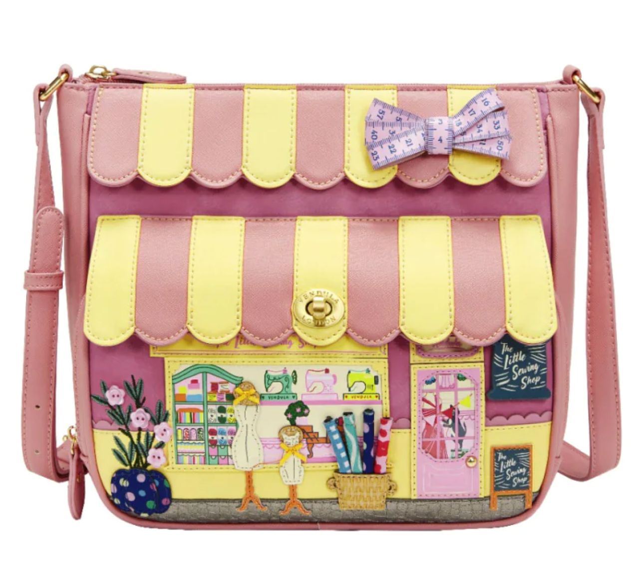 Vendula London Vendula Sewing Shop Esme Bag - Raspberry Edition