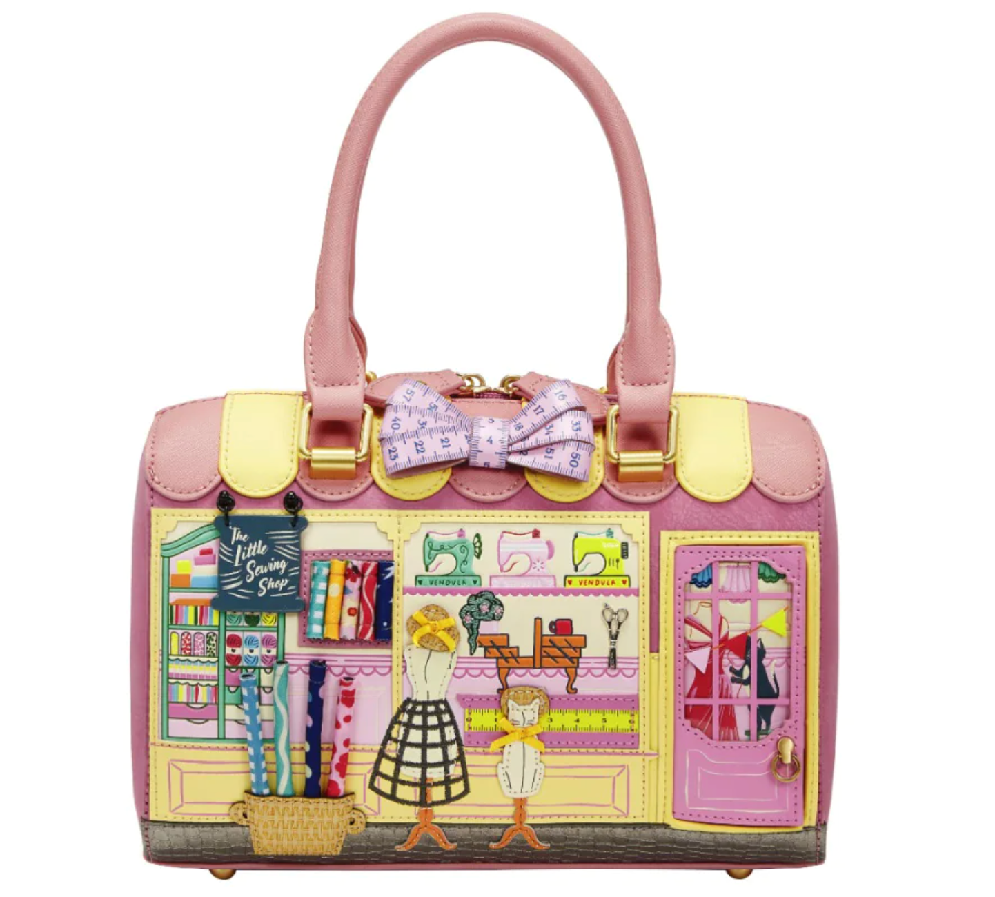 Vendula London Vendula Sewing Shop Speedy Bowler - Raspberry Edition