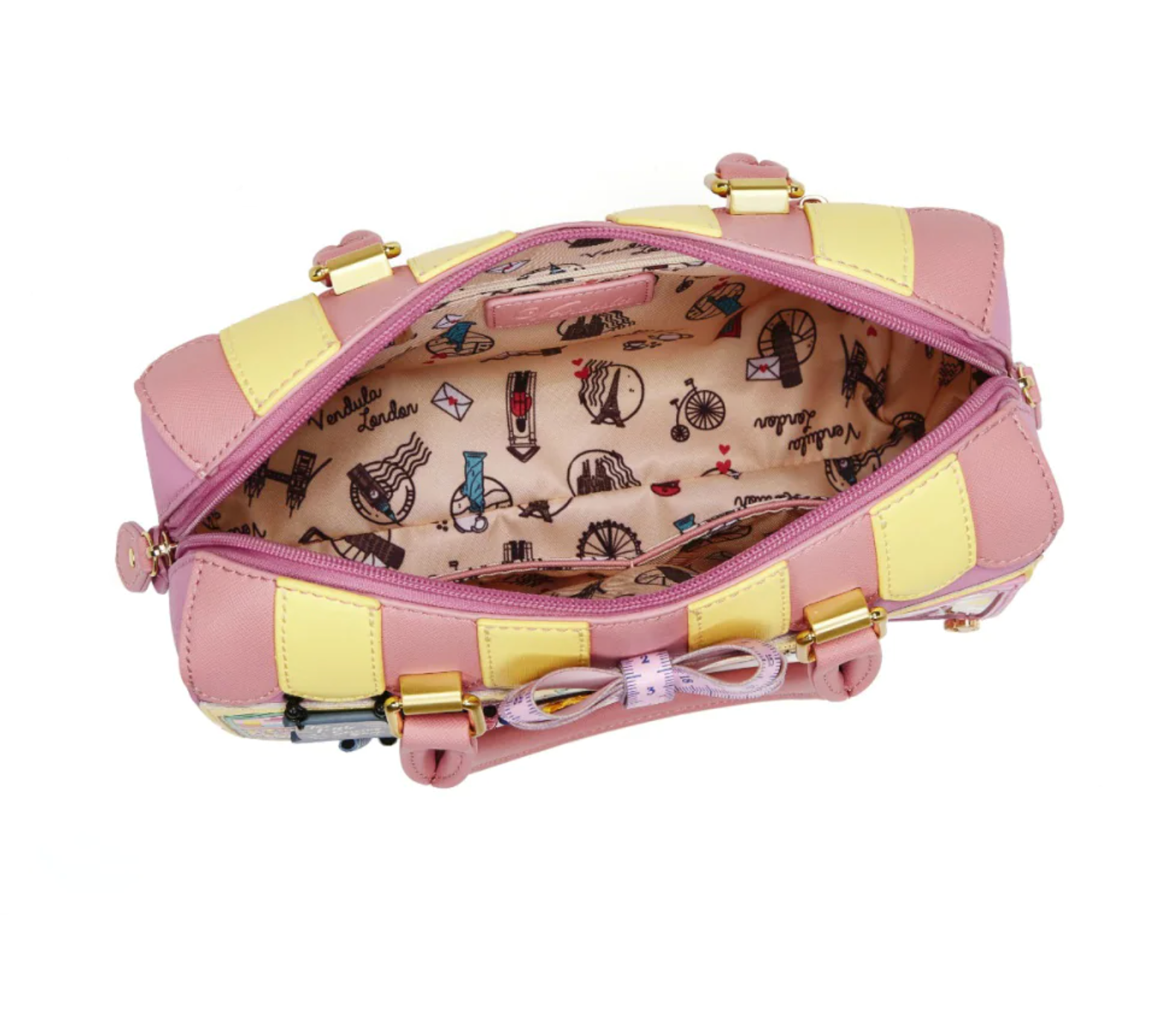 Vendula London Vendula Sewing Shop Speedy Bowler - Raspberry Edition