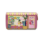 Vendula London Vendula Sewing Shop Large Ziparound Wallet - Raspberry Edition