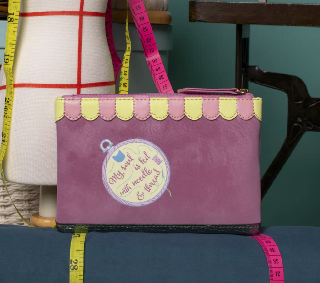 Vendula London Vendula Sewing Shop Zipper Coin Purse - Raspberry Edition