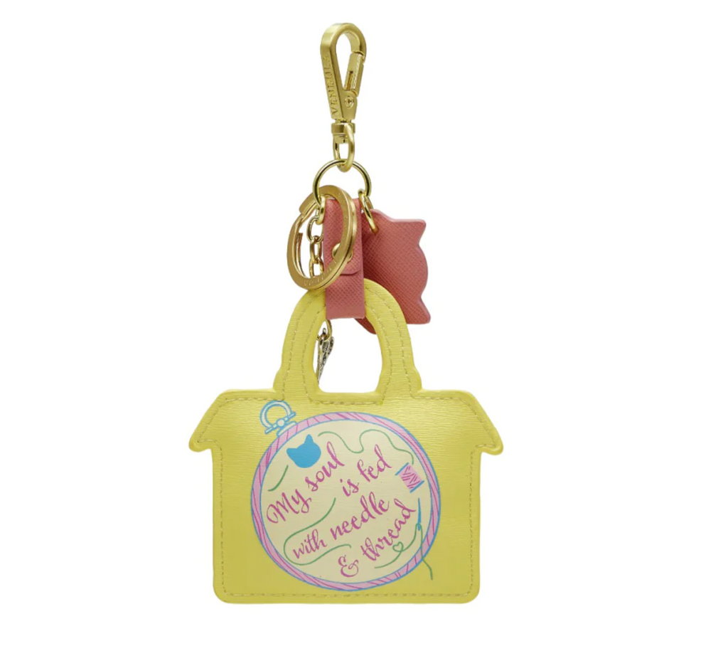 Vendula London Vendula Sewing Shop Key Charm - Raspberry Edition
