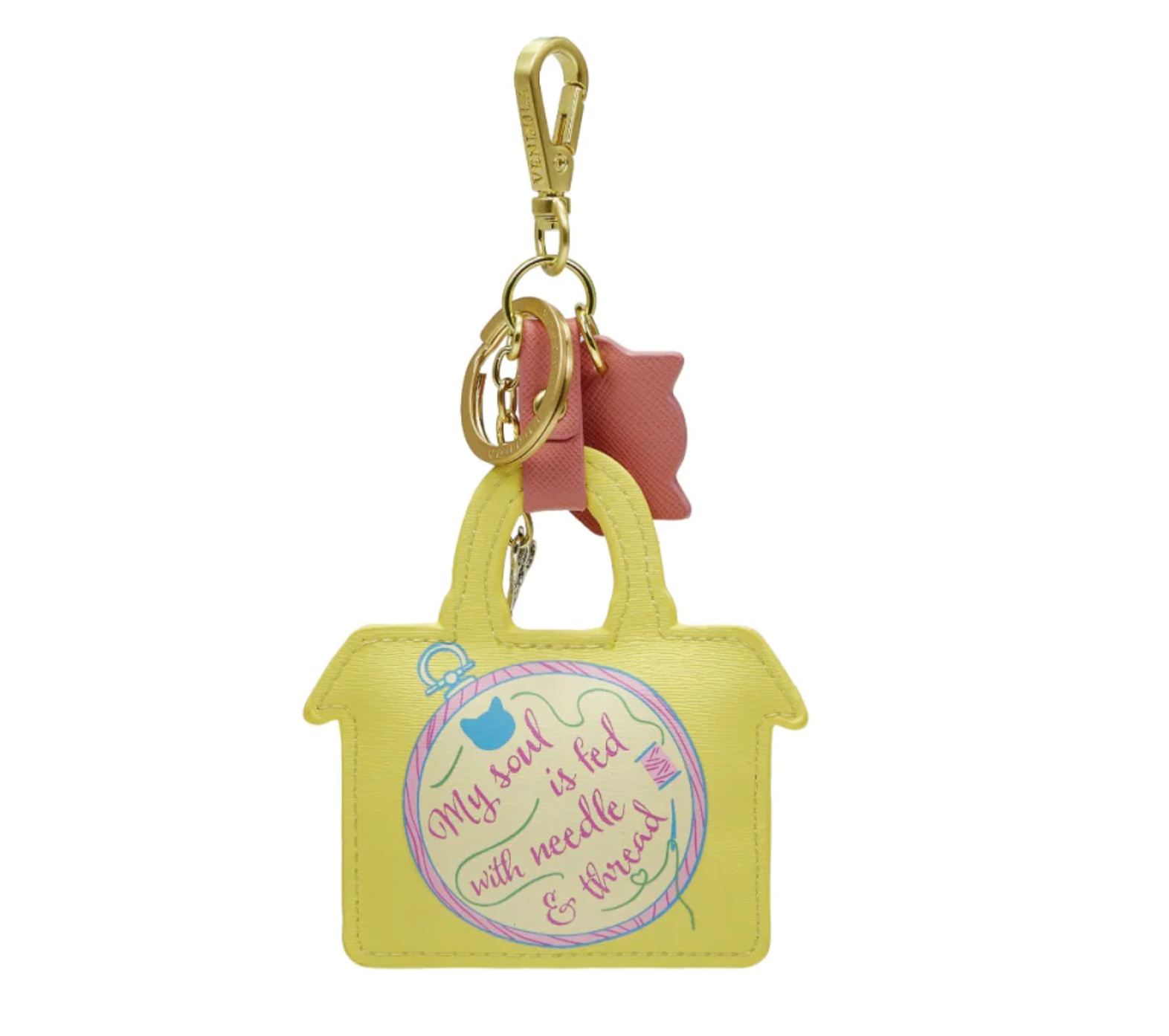Vendula London Vendula Sewing Shop Key Charm - Raspberry Edition