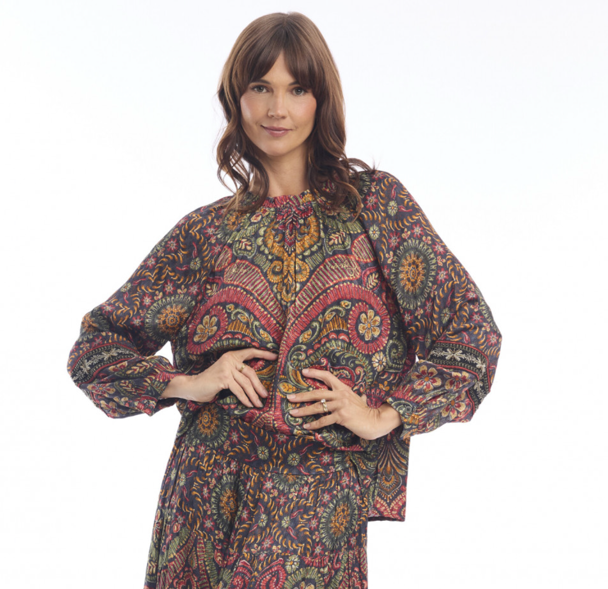Orientique Escape Crete Boho Top