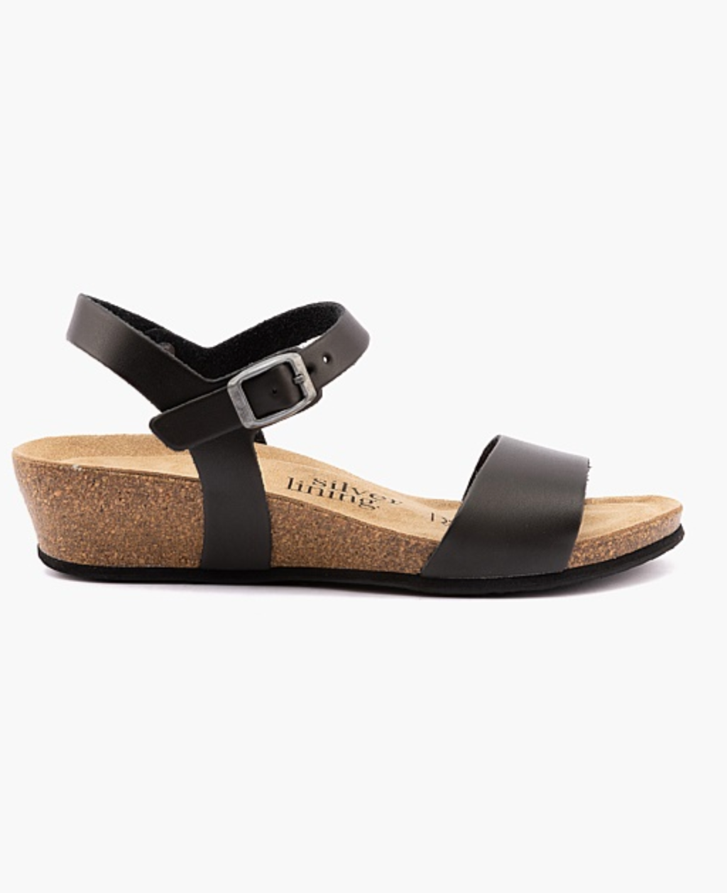 Silver Lining Latina Sandal Black 