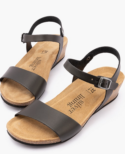 Silver Lining Latina Sandal Black 