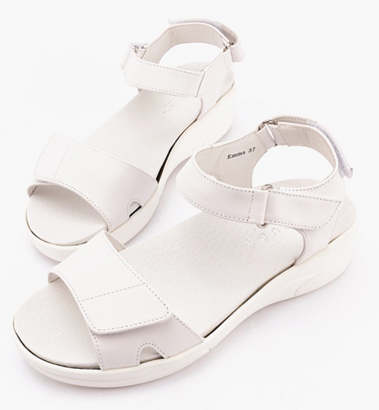 Klouds Emma Sandal White 