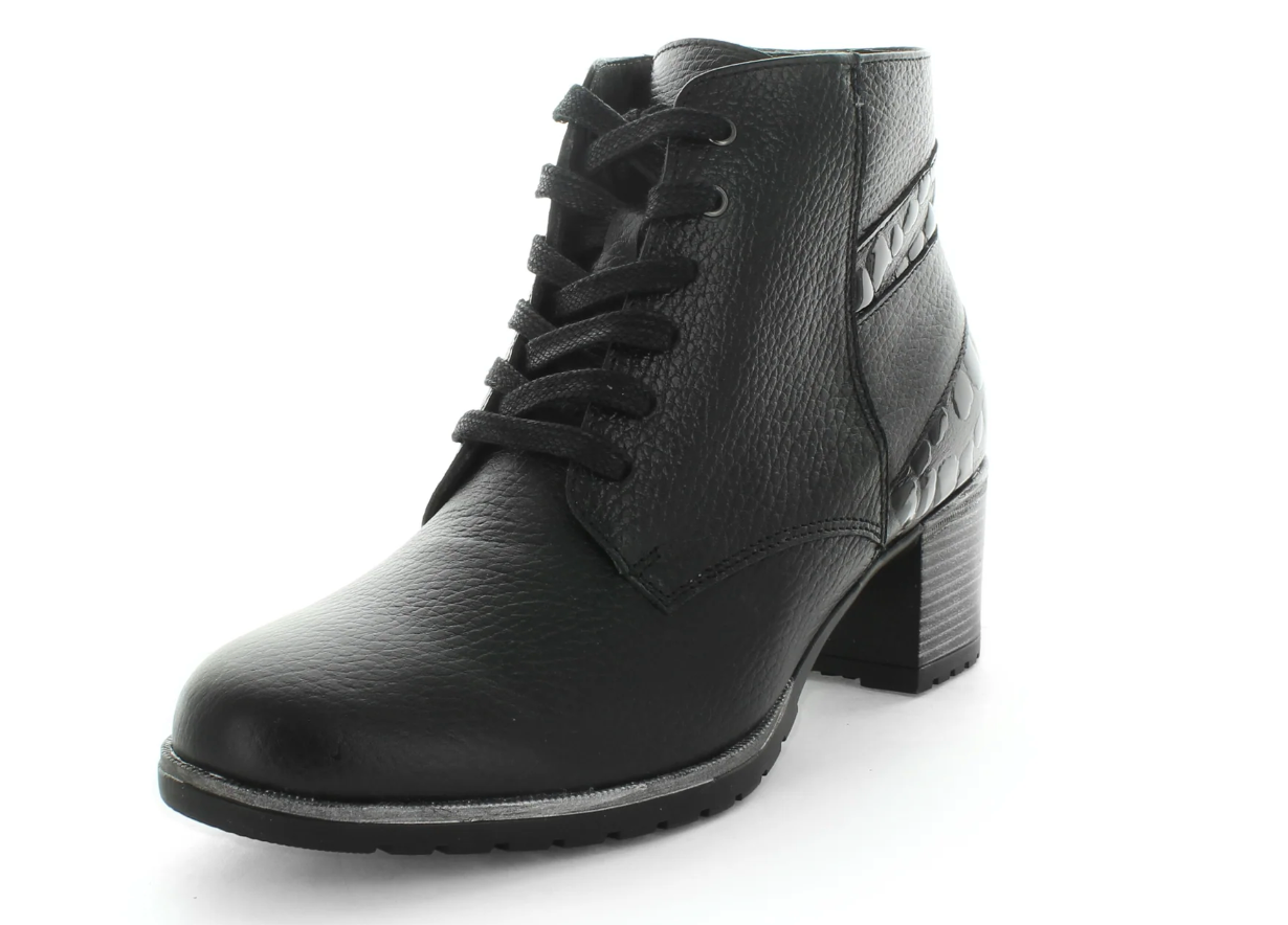 Kiarflex Kodette Heeled Boot Black