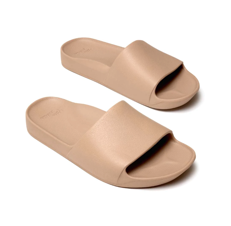 Archies Arch Support Slides Tan