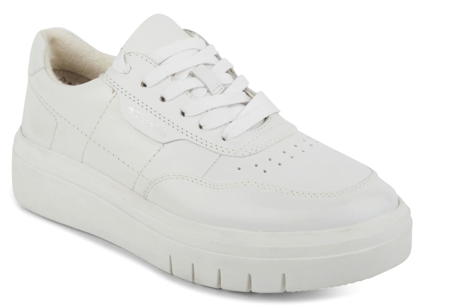 Tamaris Elizabeth White Leather Sneaker 