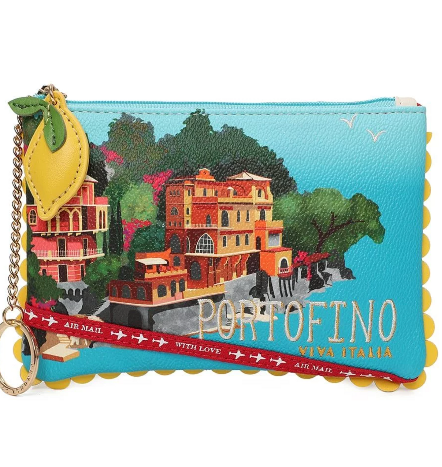 Vendula Viva Italia Postcard Zipper Coin Purse