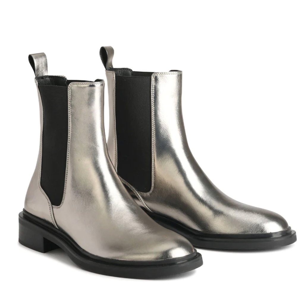 EOS Colbie Pewter Metallic Boots