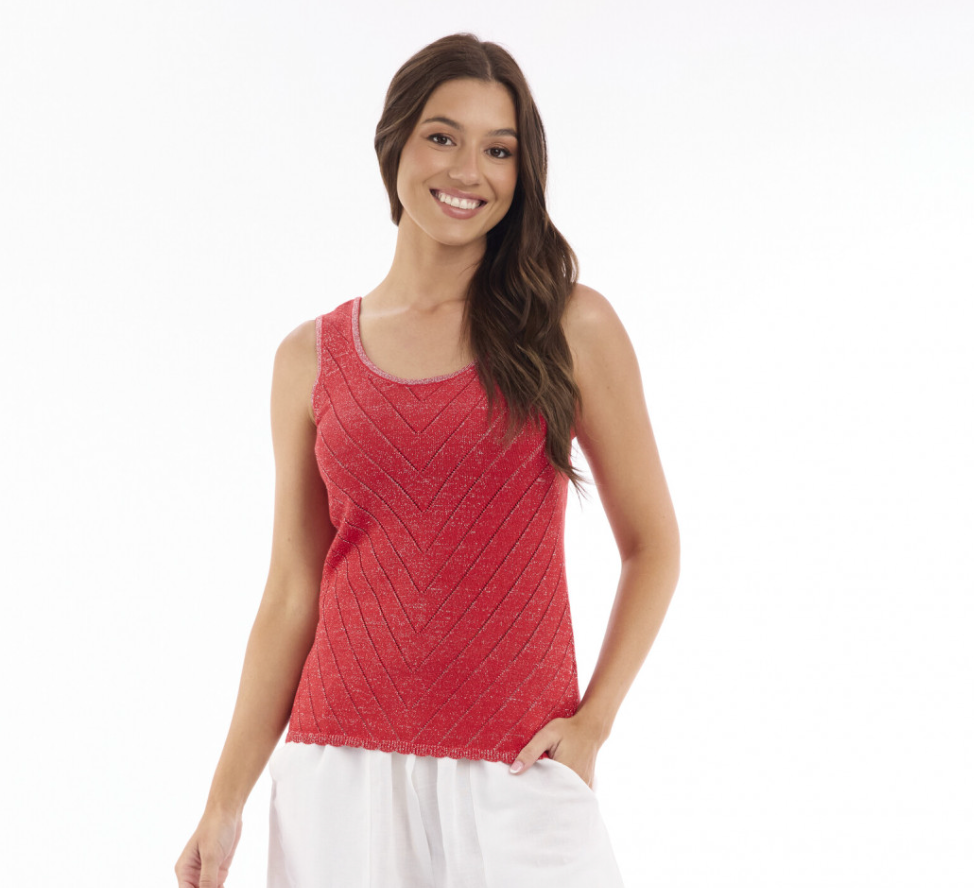 Orientique Escape Knitwear Cami Lurex