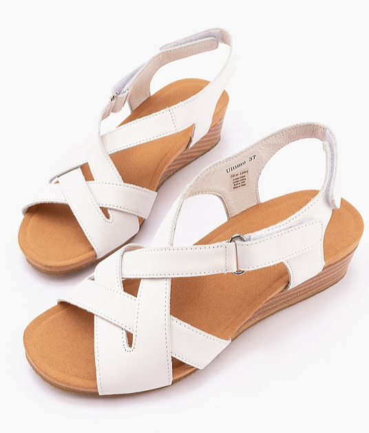 Silver Lining Ultimo Wedge White