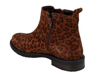 Adesso MYA Leopard zipped ankle boot