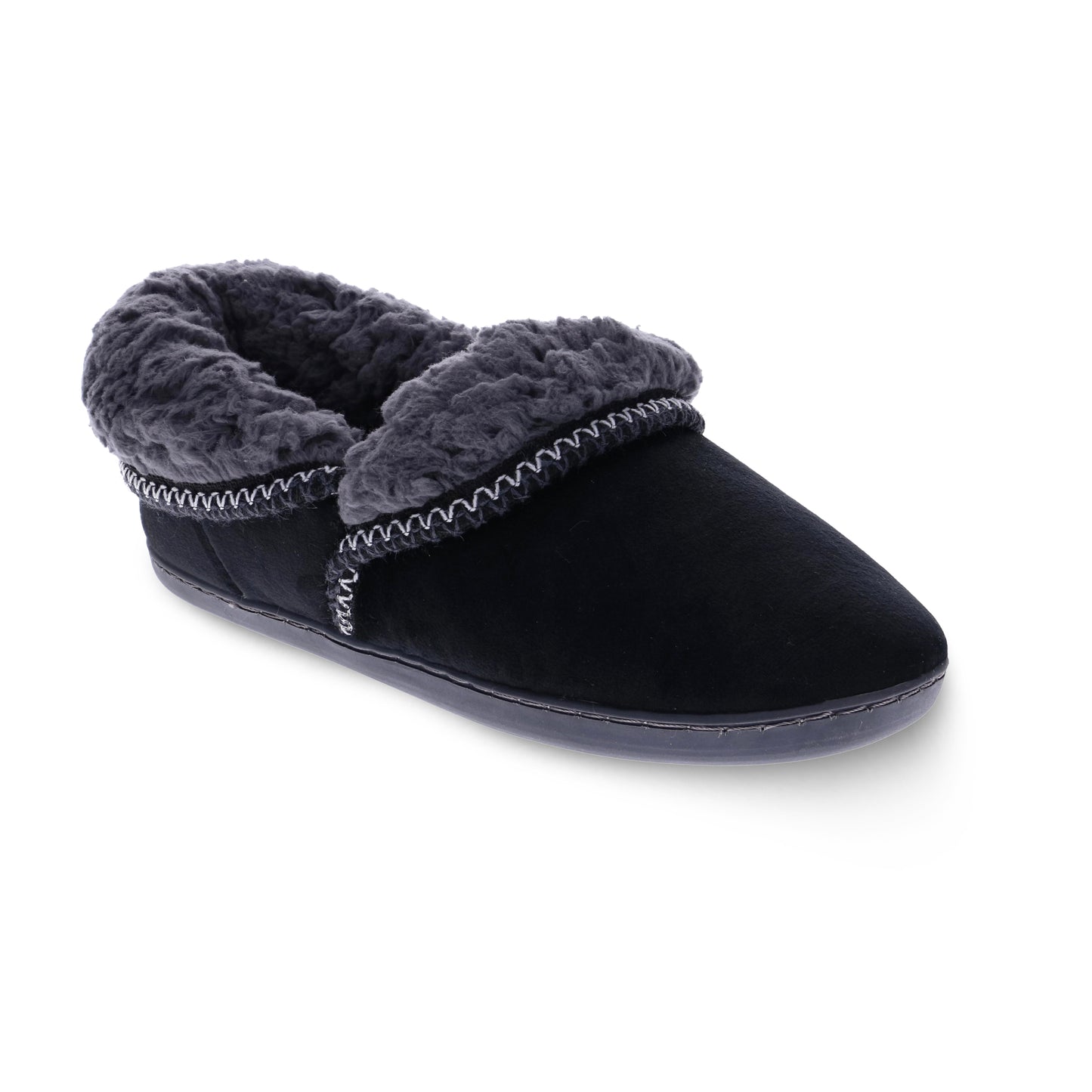 Scholl Snuggle Slipper - Black