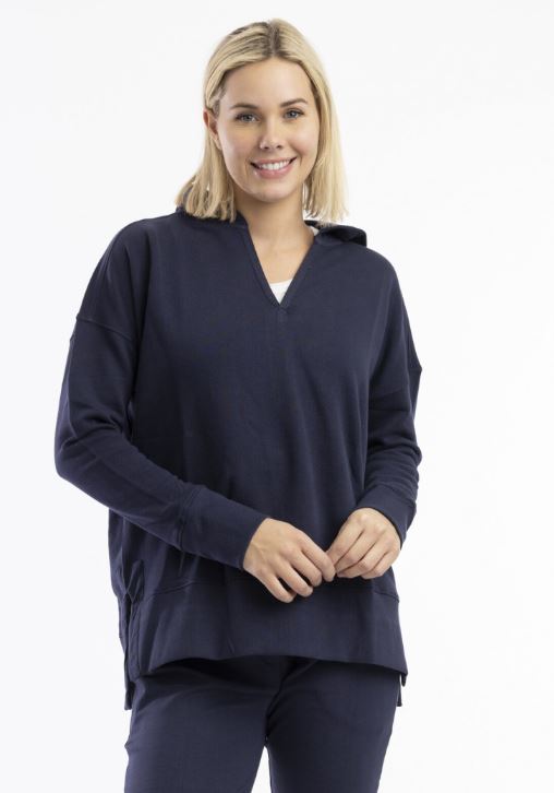 Orientique Terry Knit Sweat Shirt Hooded