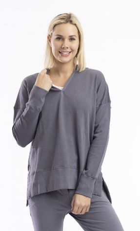 Orientique Terry Knit Sweat Shirt Hooded