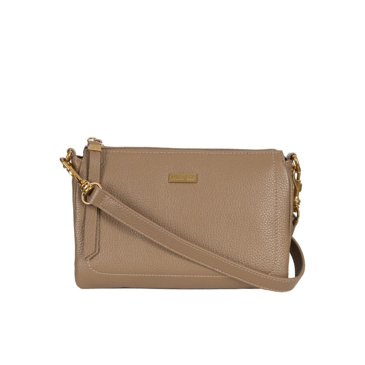 Thomas Cook Penelope handbag in camel colour