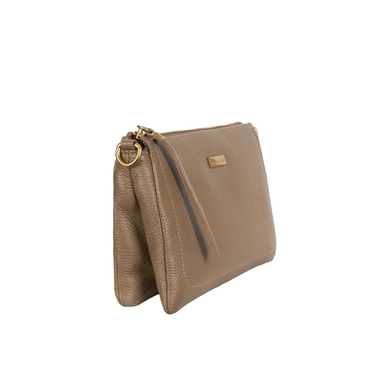 Thomas Cook Penelope handbag in camel colour side view