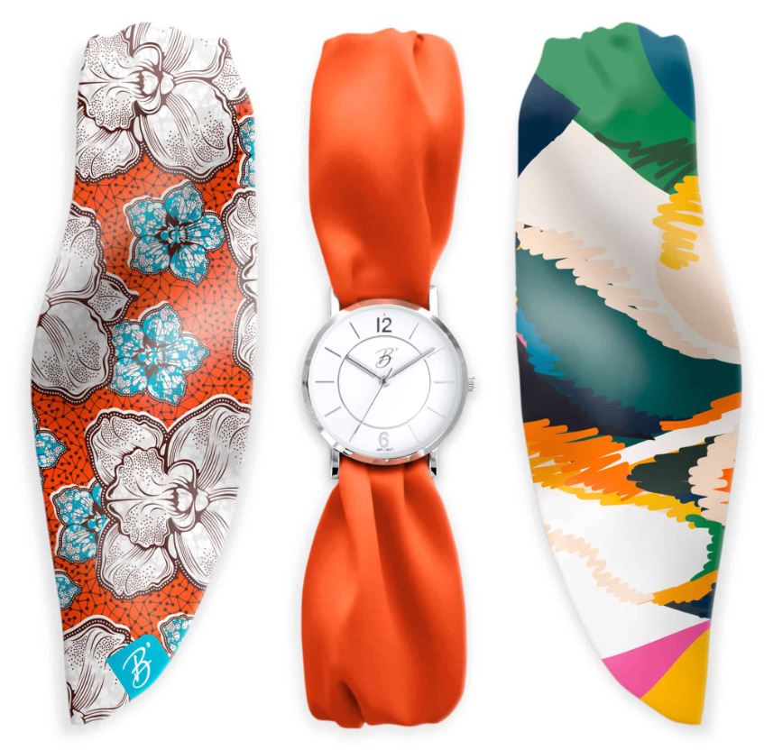 Bills Trend Satin Ribbon Watch