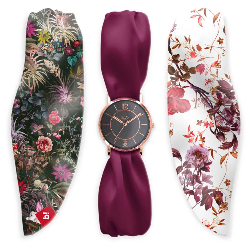 Bills Trend Satin Ribbon Watch