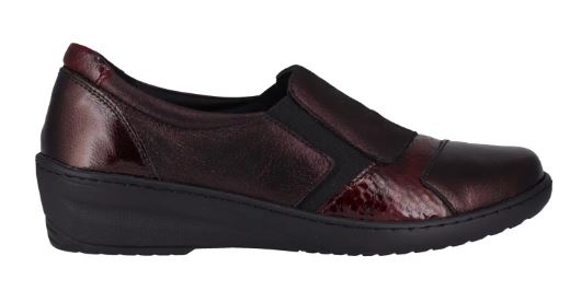 Cabello CP461-18 Wine Patent Loafer