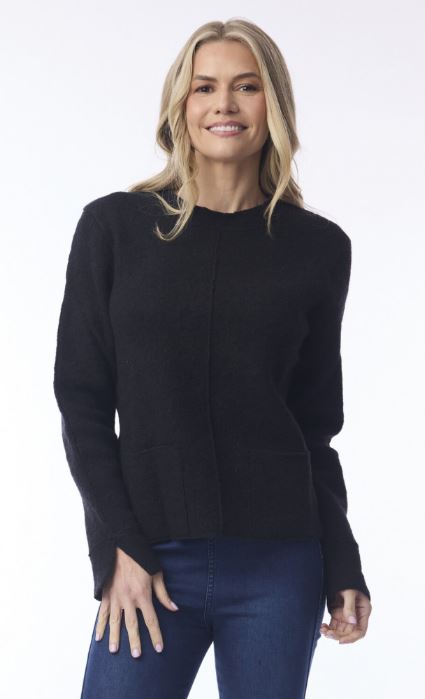 Orientique Merino Wool Knit Top