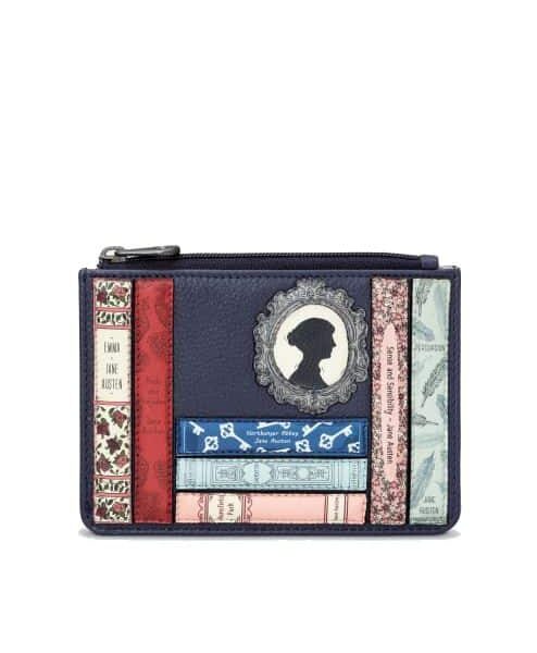 Yoshi Leather Coin Purse Bookworm Jane Austen