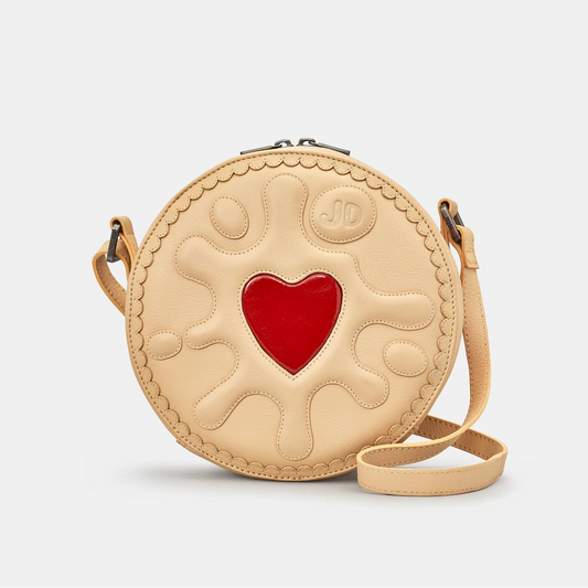 Yoshi Jammie Dodger Biscuit Cream Cross Body Bag