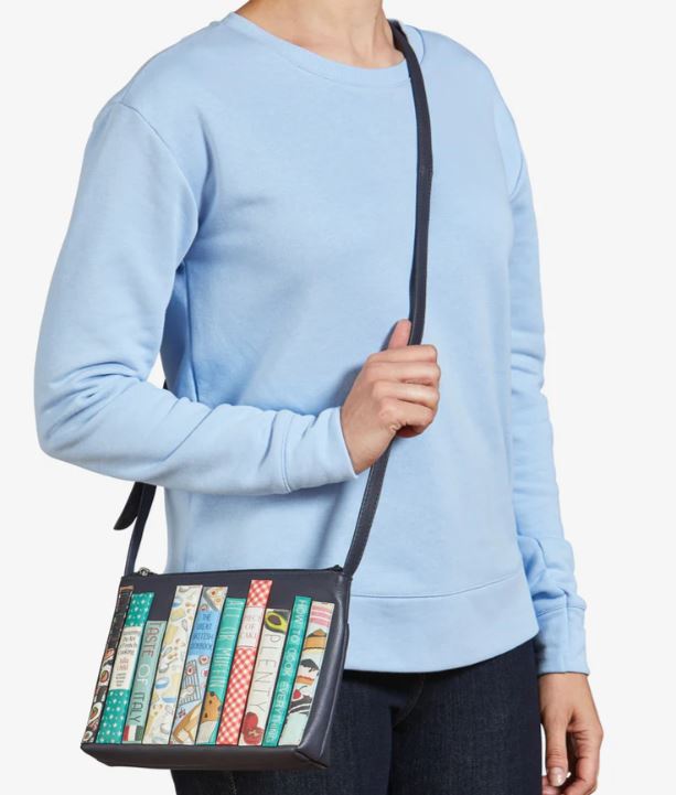 Yoshi Cook Bookworm Crossbody Bag Navy