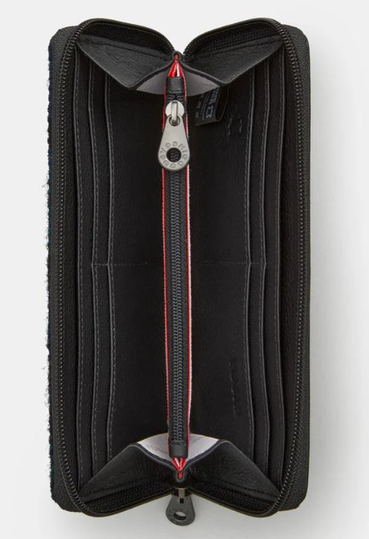 Yoshi Leather Highland Thistle Zip Around Large Purse