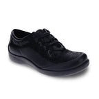 Revere Alberta Lace up - Black Lizard 