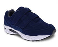 Scholl Mens Amaze Suede Double Velcro Navy