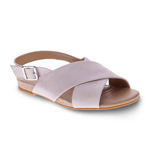 Mia Vita Marvel  Cross Over Sandal Pebble