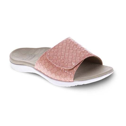 Scholl Samos II Slide Pink Thatch sz 6