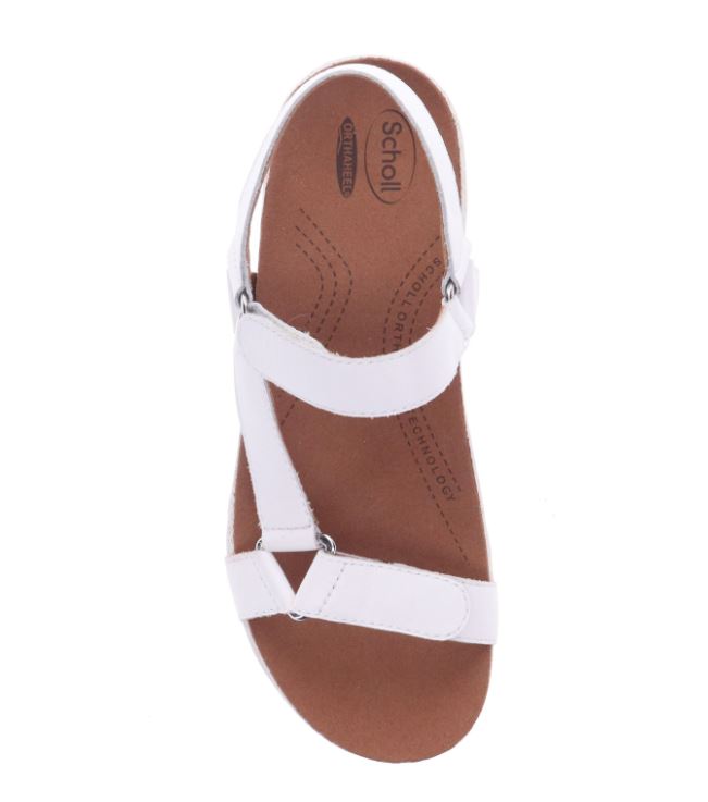 Scholl Argil Sandal White