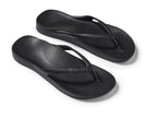 Archies Arch Support Thongs Black