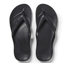 Archies Arch Support Thongs Black