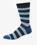 Bamboozld Mens Stripes Blue Socks