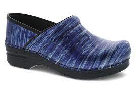 Dansko Pro Blue Water Patent Clog 