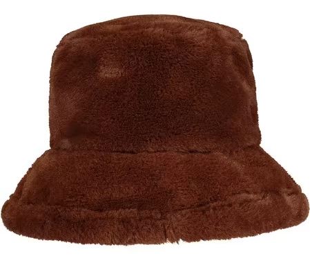 Cinnamon Faux Fur Bucket Hat