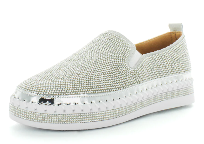 Just Bee Calvia - Full Rhinestone Slip on