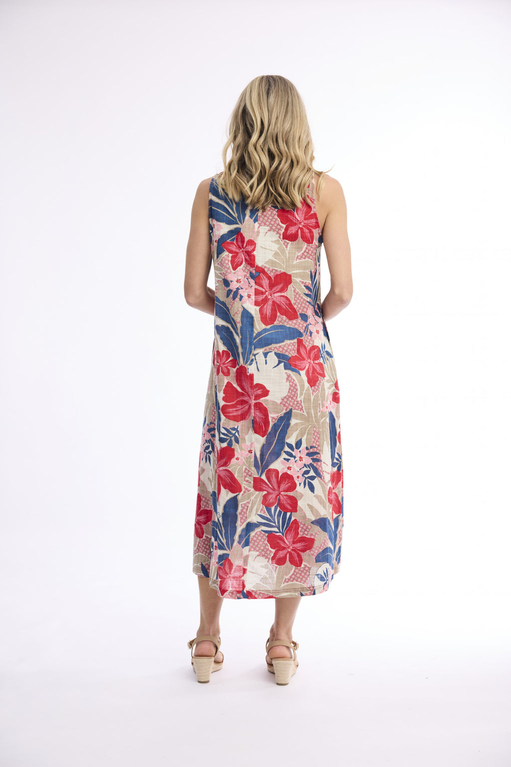 Orientique Cavailon Sleeveless Midi Dress