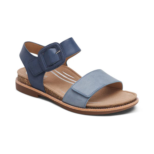Aetrex Claire Quarter Strap Sandal