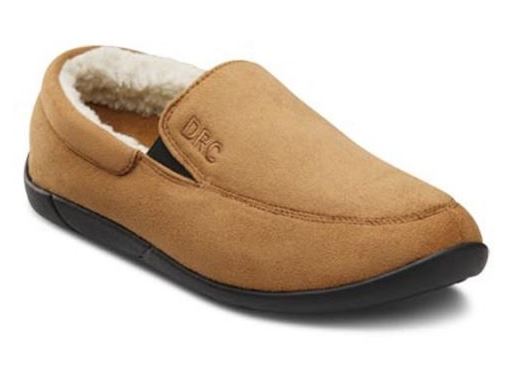Dr Comfort Mens Relax Slipper Camel