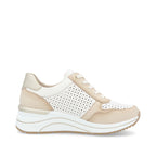 Remonte D0T14 Crema Wedge Sneaker